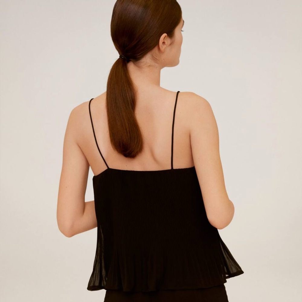 MNG Ruffle Pleated Top - Picture 3 of 7